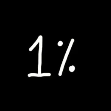 1%