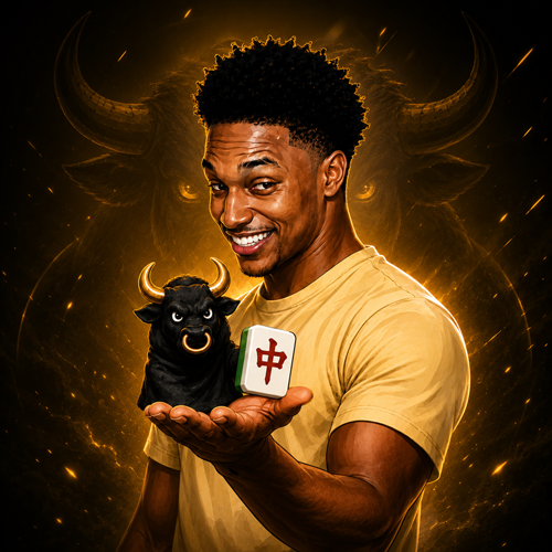 🐂🀄️ logo